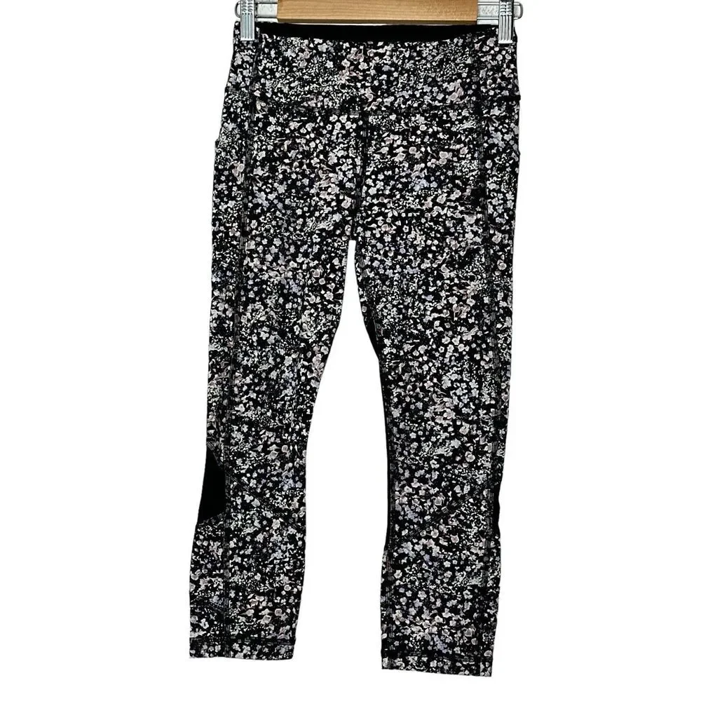 Lululemon ‎ Leggings Women's Size 4 Multi-Colored Athletic Yoga Gym Outdoor
